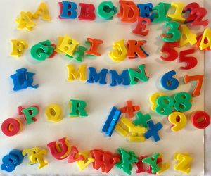 Plastic Letters & Figures